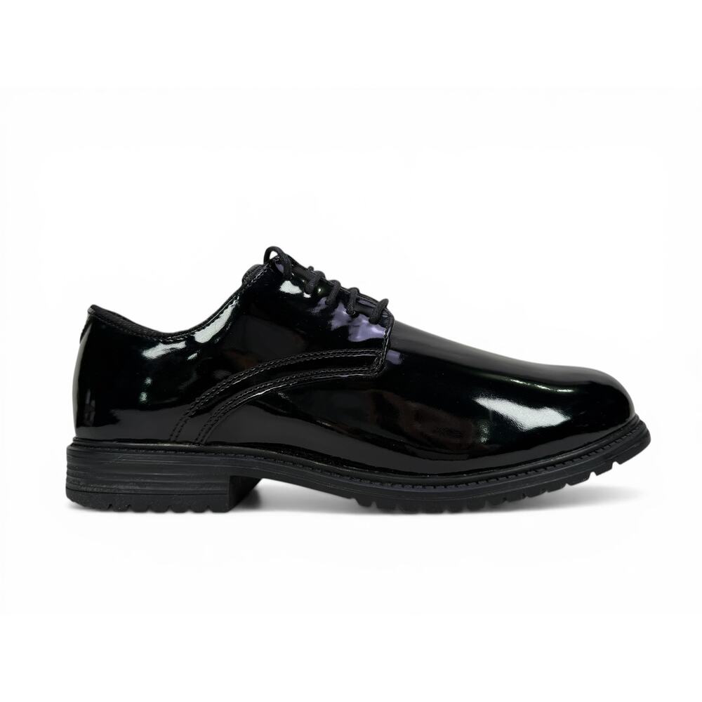 Original SWAT Oxford Dress Shoe Mens 11 W High Gloss Black Patent Uniform Duty